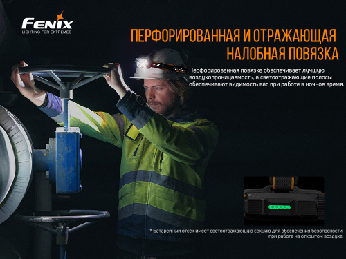 Налобный фонарь Fenix HP25RV2.0, HP25RV20 фото 10